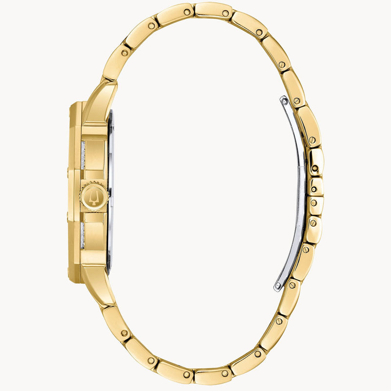 Bulova 98C126 Octava Gold-Tone Stainless Steel Men's Crystal Watch