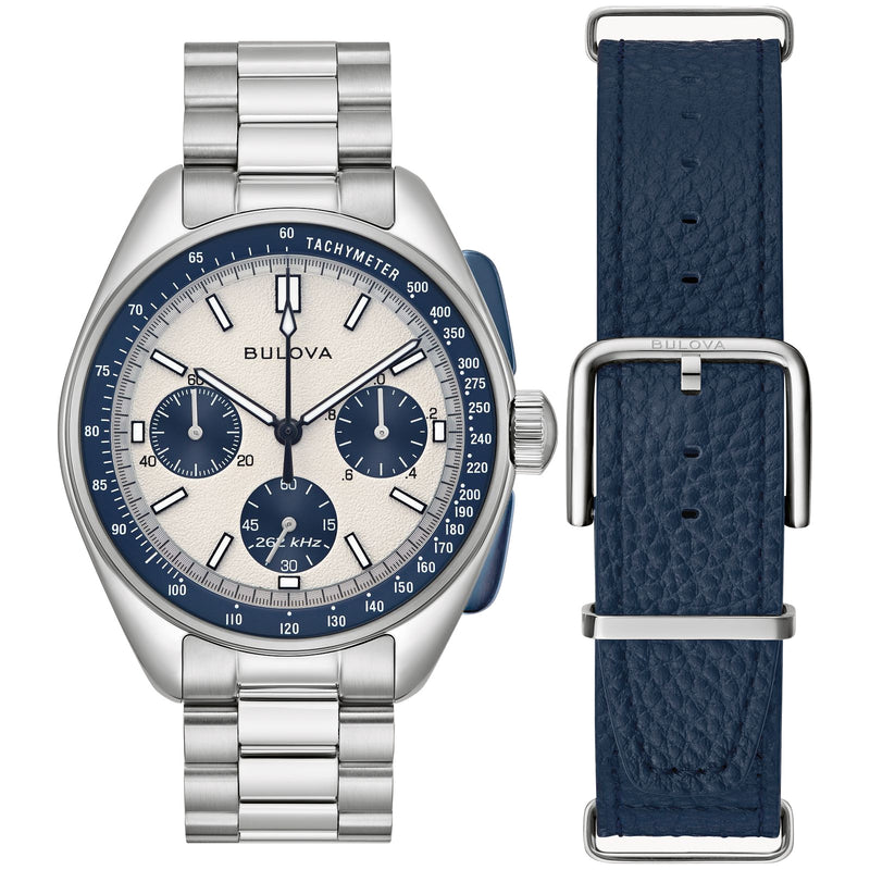 Bulova 98K112 Lunar Pilot Chronograph Stainless Steel Men's Watch