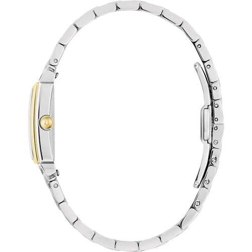 Bulova 98P220 Sutton Mother-of-Pearl Dial Gold-Tone Stainless Steel Ladies Watch