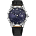 Citizen AW1780-09L Men's Black Leather Strap Watch
