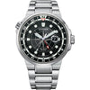 Citizen BJ7140-53E Eco-Drive Men's Endeavor Black Dial Stainless Steel Bracelet Watch