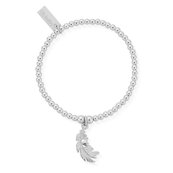 Chlobo Children's Cute Charm Heart in Feather Bracelet
