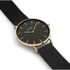 Cluse CW0101201008 Boho Chic Watch Mesh, Full Black, Gold Colour Women's Watch