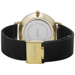 Cluse CW0101201008 Boho Chic Watch Mesh, Full Black, Gold Colour Women's Watch