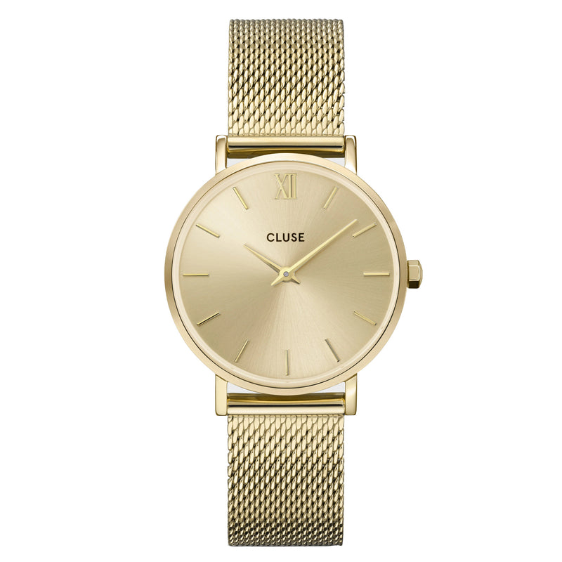 Cluse CW10208 Minuit Mesh, Full Gold Colour Women's Watch