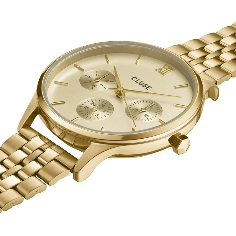 Cluse CW10701 Minuit Multifunction Steel, Full Gold Colour Women's Watch