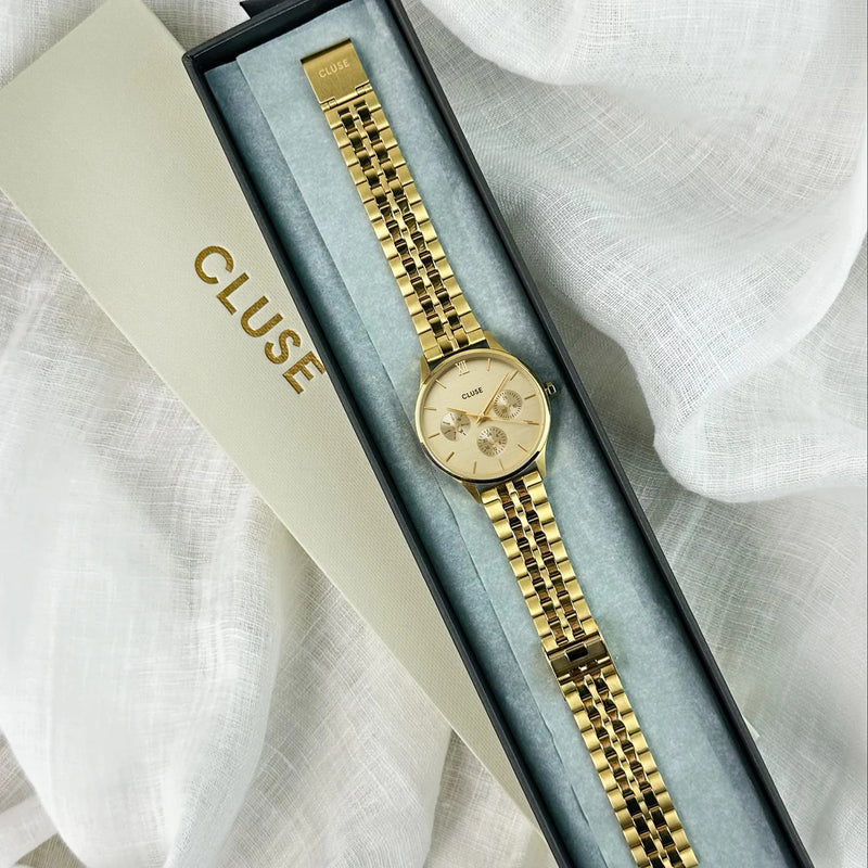 Cluse CW10701 Minuit Multifunction Steel, Full Gold Colour Women's Watch