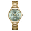 Cluse CW10709 Minuit Multifunction Sage Green, Gold Colour Women's Bracelet Watch
