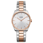 Cluse CW11104 Féroce Watch Steel, Rose Gold Colour, Two-Tone Women's Watch