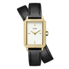 Cluse CW11513 Fluette Double Leather Black, Gold Colour Women's Watch