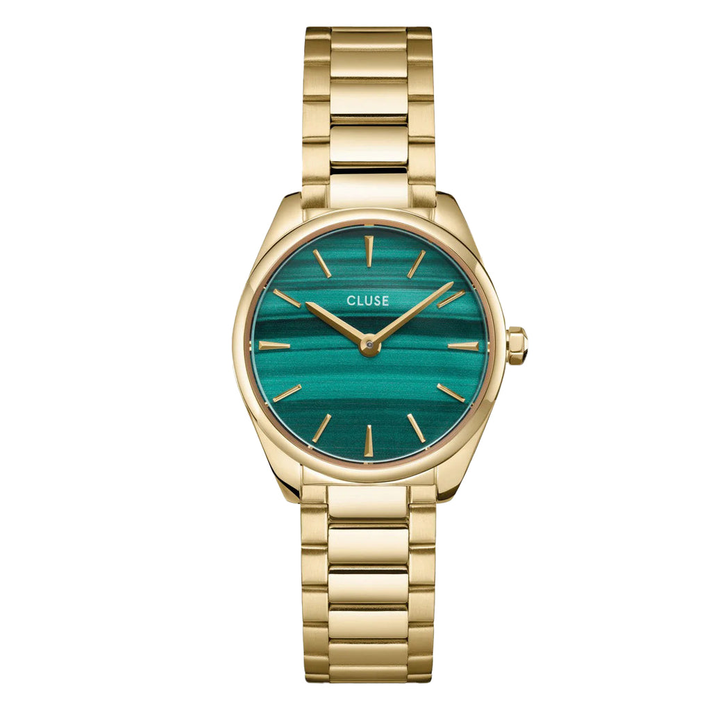 Cluse CW11702 Féroce Mini Steel Green Gold Colour Women's Watch