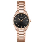 Cluse CW11703 Féroce Mini Steel Black Rose Gold Colour Women's Watch