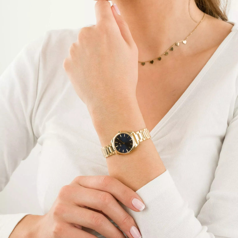 Cluse CW11704 Féroce Mini X ZOE Blue Gold Colour Women's Watch