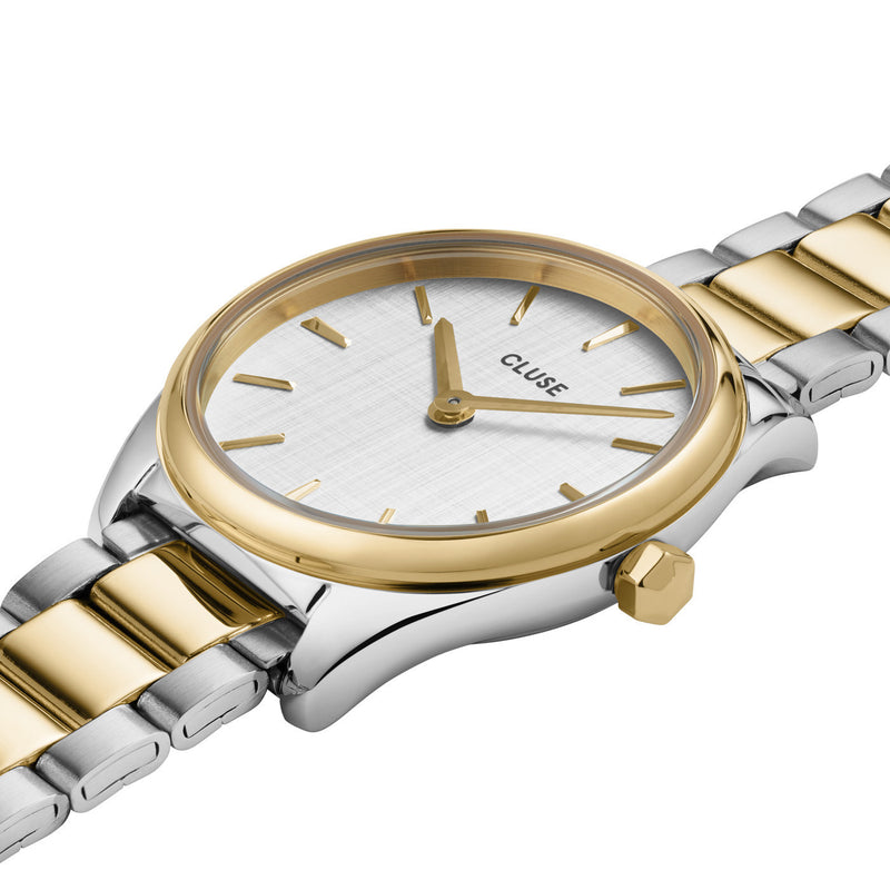 Cluse CW11708 Féroce Mini Stainless Steel Gold Silver Colour Women's Watch