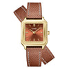 Cluse CW11810 Gracieuse Petite Double Leather, Nutshell, Gold Colour Women's Watch