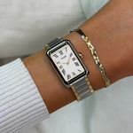 Cluse CW15003 Belisenna Watch Steel, White, Two-tone Women's Watch