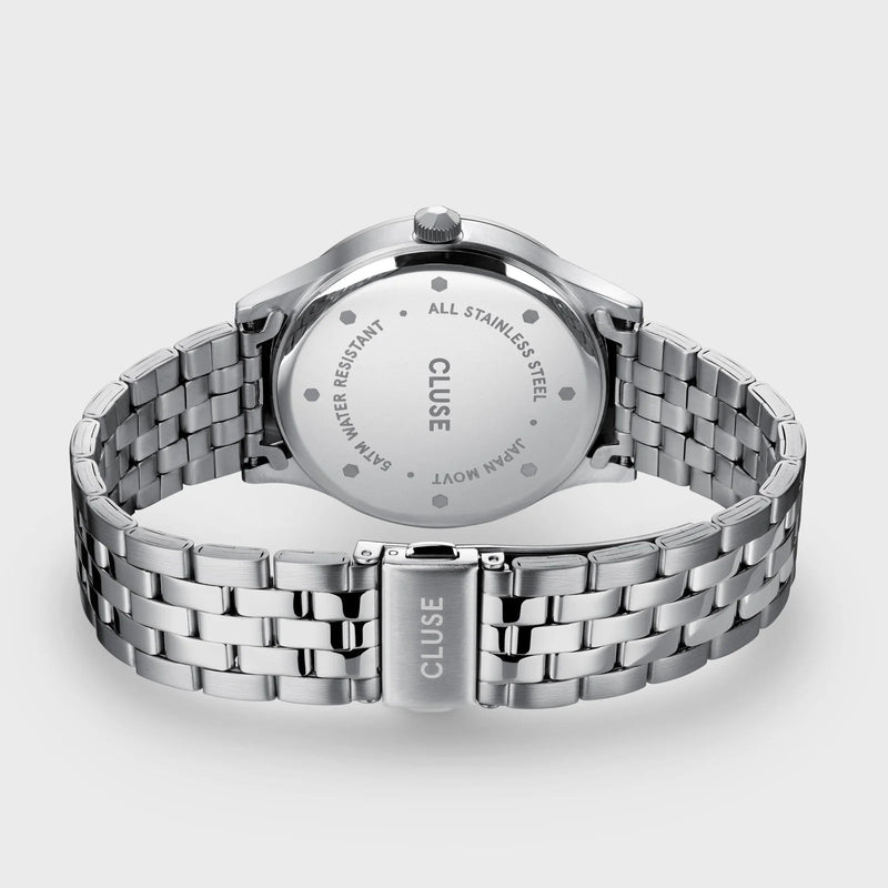 Cluse CW22701 Aravis 3-Hand Watch Steel, Blue, Silver Colour Men's Watch