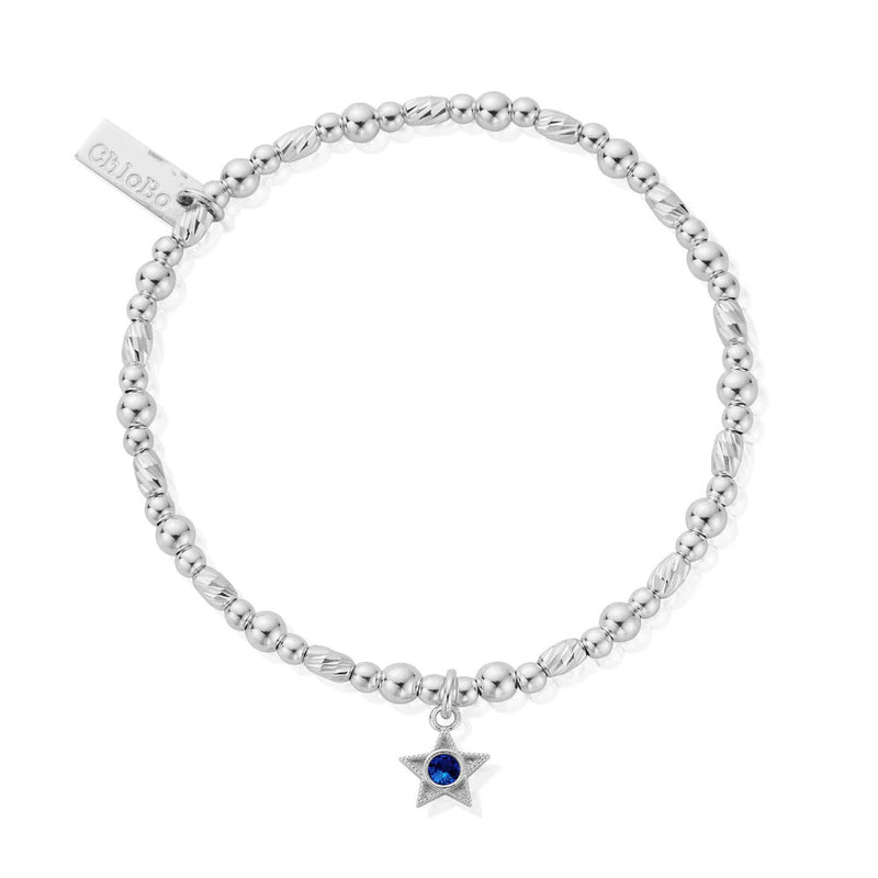 Chlobo Silver December Birthstone Bracelet