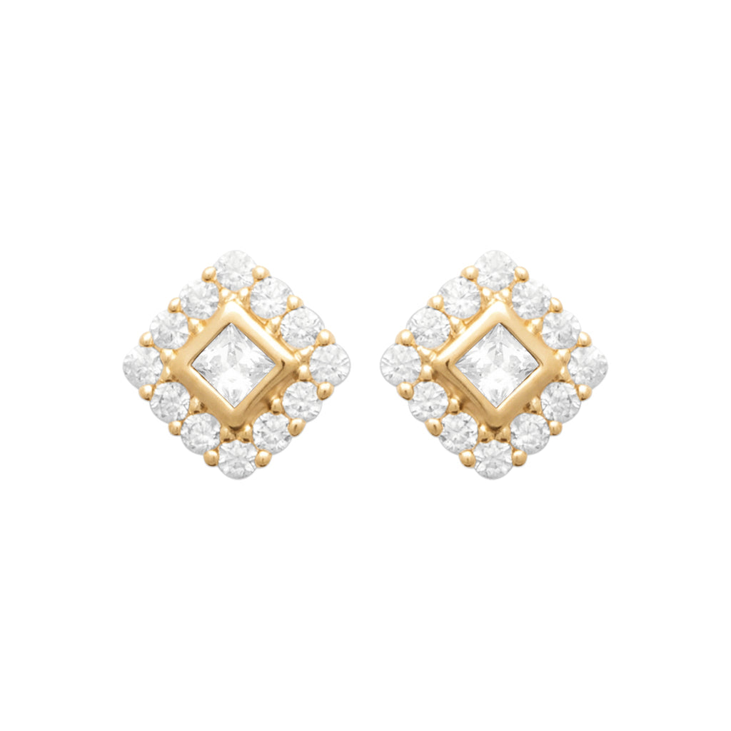 Burren Jewellery E12789(CZ) Lucky Charm Earrings