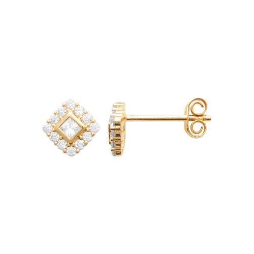 Burren Jewellery E12789(CZ) Lucky Charm Earrings