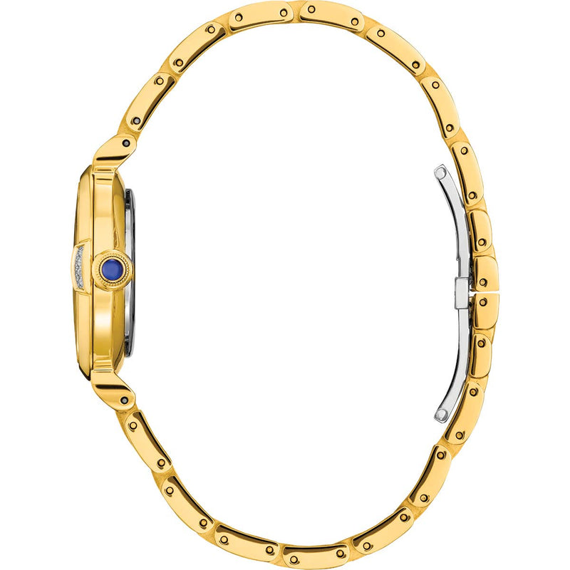 Citizen EM1062-57D Ladies L Mae Eco-Drive Gold Tone Stainless Steel Bracelet Watch