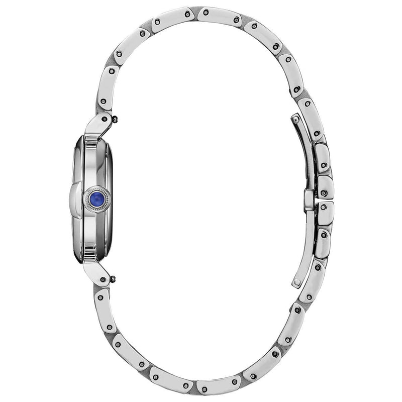 Citizen EM1130-83D Ladies L Mae White Dial Stainless Steel Bracelet Watch