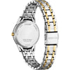 Citizen FE1246-85A Eco-Drive Women's Elegance Silhouette Crystal Two Tone Bracelet Watch