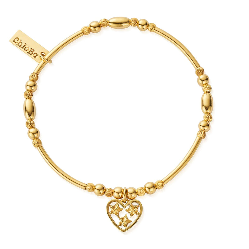 Chlobo Gold Heart of Hope Bracelet