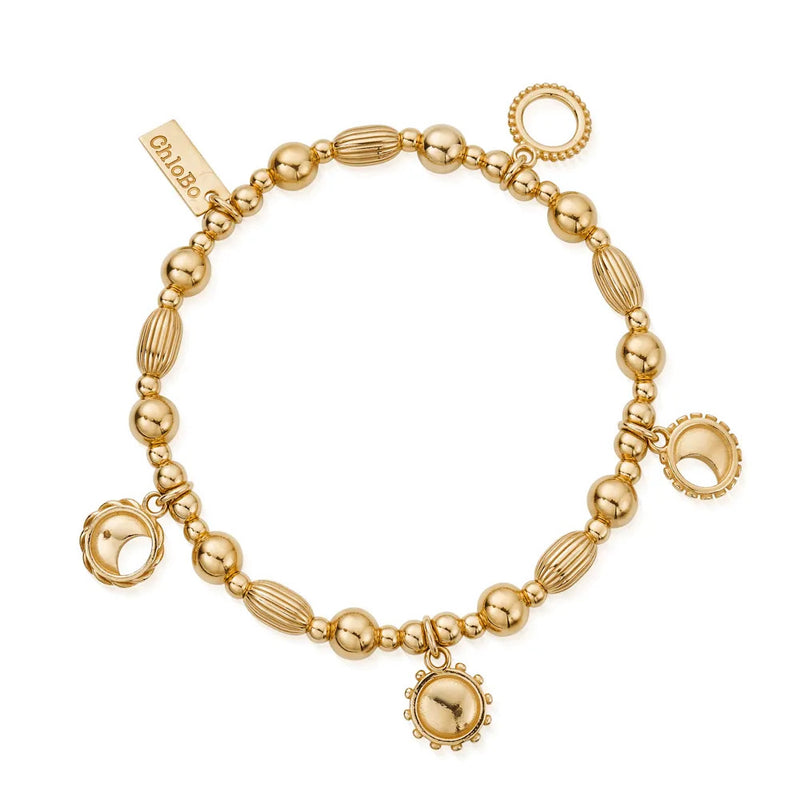 Chlobo Gold Phases of the Goddess Bracelet