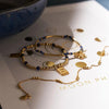 Chlobo Gold New Beginnings Sodalite Bracelet Set of 2