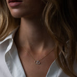 9 carat intertwined hearts necklace