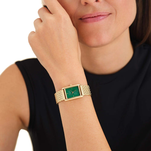 Rosefield HEGSG-H05 Heirloom Emerald Women's Bracelet Watch