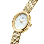 Rosefield MWGMG-M02 Mini Oval Gold Women's Bracelet Watch