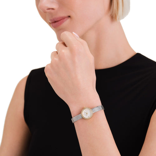 Rosefield MWSMG-M06 Mini Small Edit Duotone Women's Bracelet Watch