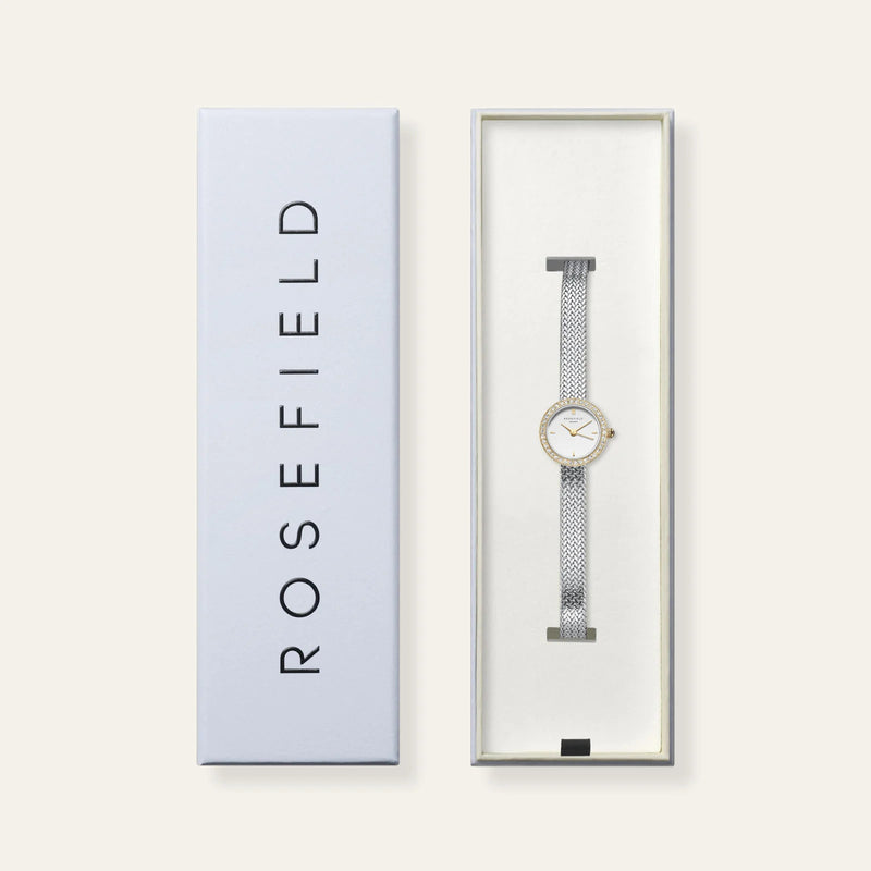 Rosefield MWSMG-M06 Mini Small Edit Duotone Women's Bracelet Watch