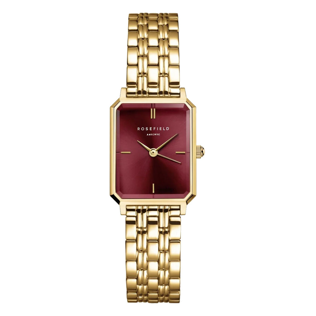 Rosefield OBGSG-O83 Octagon XS Burgundy Women's Bracelet Watch