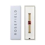 Rosefield OBGSG-O83 Octagon XS Burgundy Women's Bracelet Watch