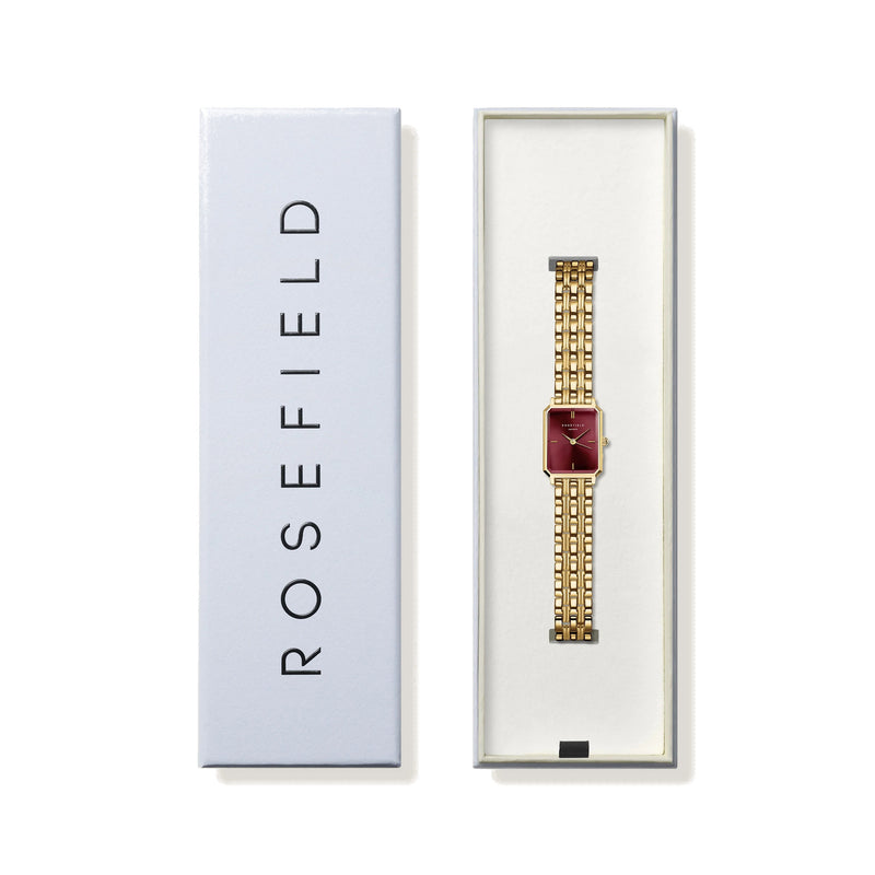 Rosefield OBGSG-O83 Octagon XS Burgundy Women's Bracelet Watch