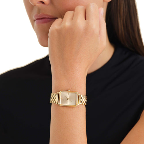 Rosefield OCGSG O65 Octagon Champagne Women's Bracelet Watch