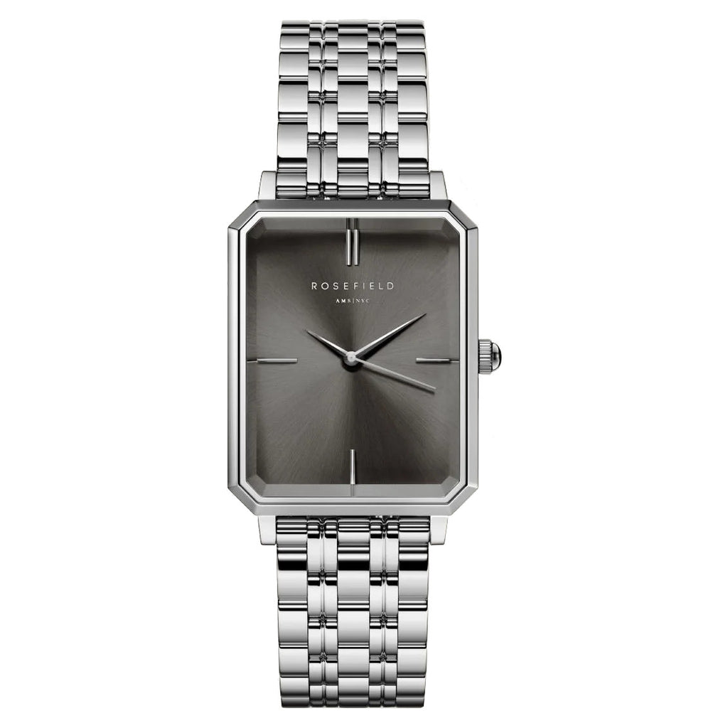 Rosefield OGSSS O80 Octagon Grey Women's Bracelet Watch