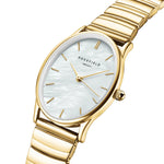 Rosefield OVWGSG-OV16 Oval Pearl Gold Women's Bracelet Watch