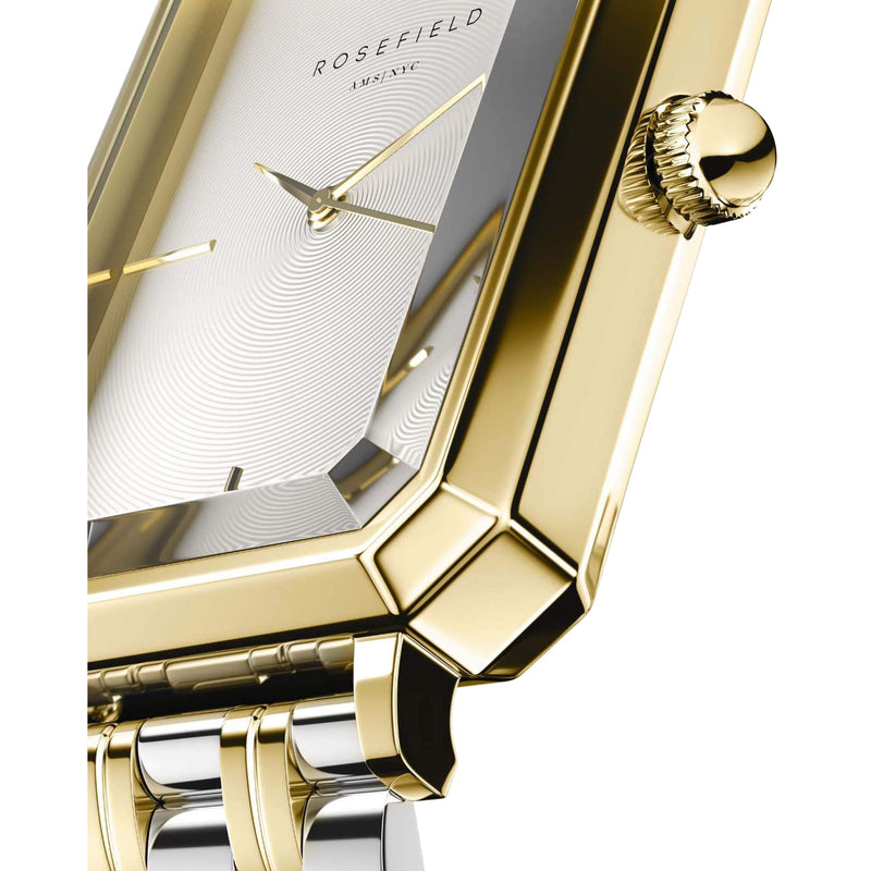 Rosefield OWSSSG O48 Octagon Duotone Women's Bracelet Watch