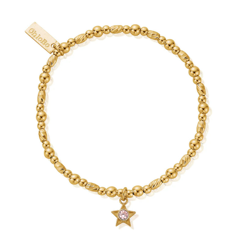 Chlobo Gold October Birthstone Bracelet