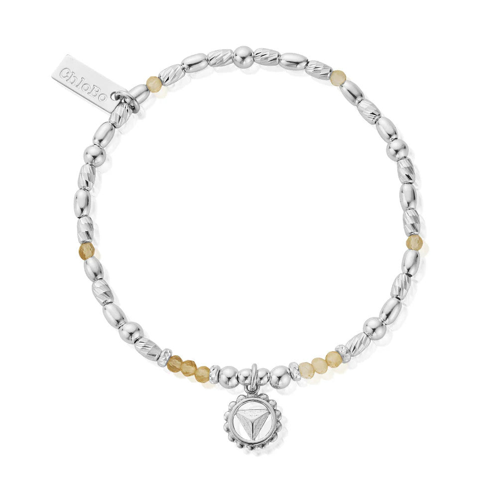 Chlobo Citrine Solar Plexus Silver