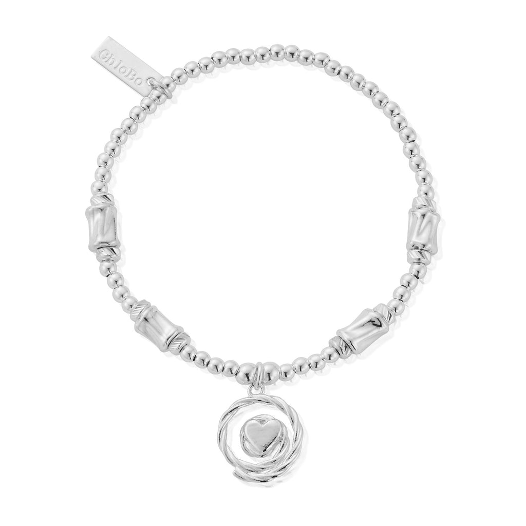 Chlobo Cute Charm Chunky Twist Spiral of Love Bracelet