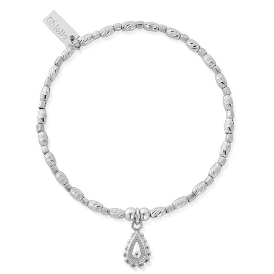 Chlobo Silver Soul Glow Raindrop Bracelet