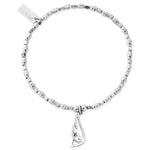 Chlobo Soul Glow Interlocking Heart And Angel Wing Bracelet