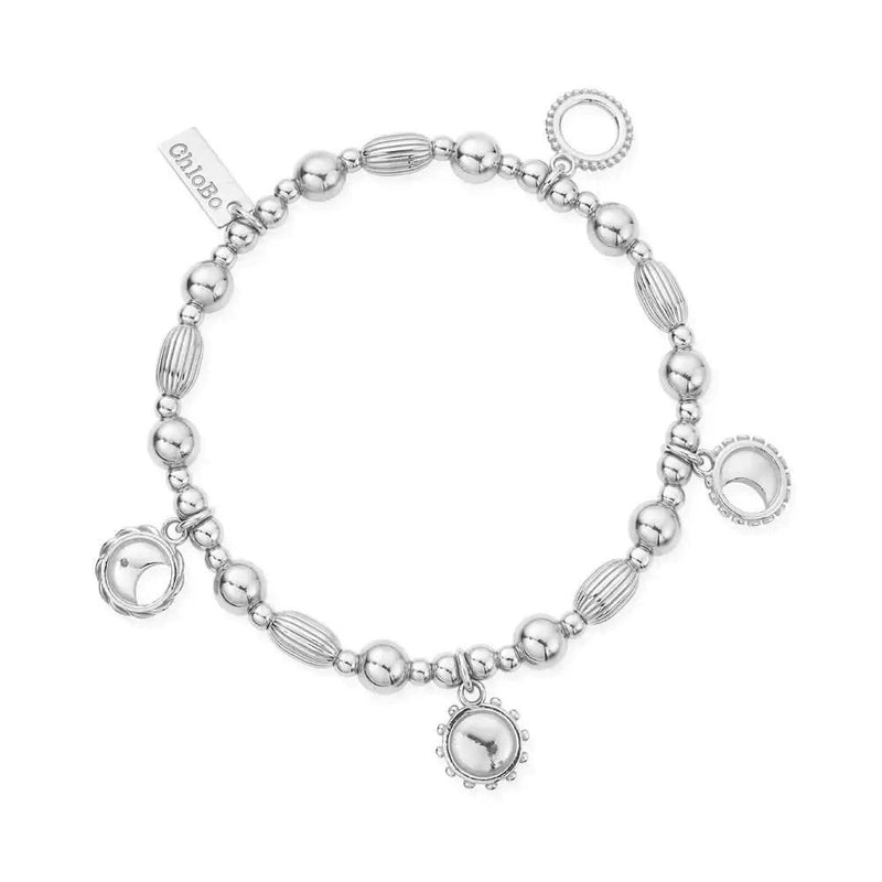 Chlobo Silver Phases of the Goddess Bracelet