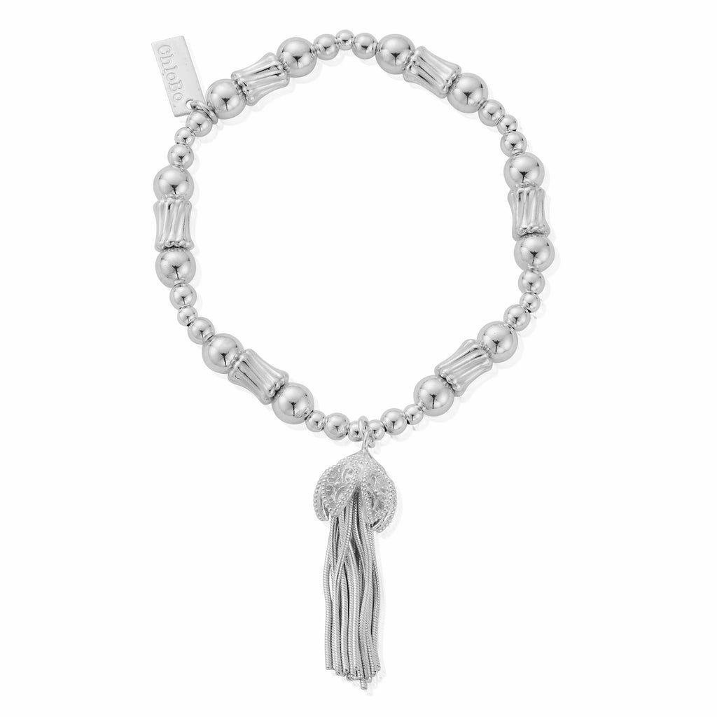 Chlobo Corrugated Twist Tassel of Joy Bracelet