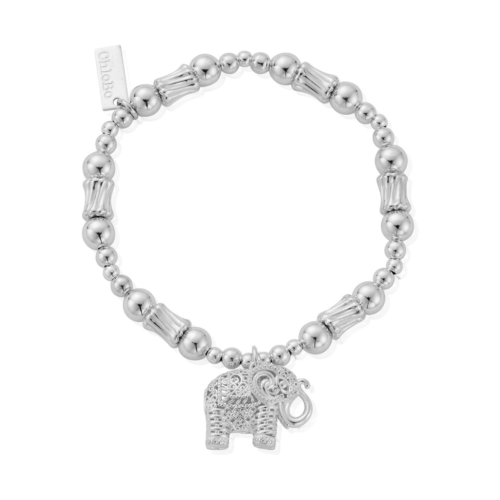 Chlobo Corrugated Twist Sacred Elephant Bracelet